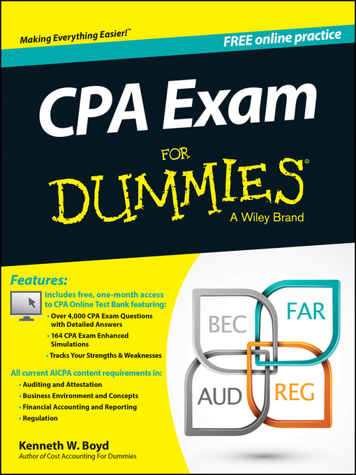 Cover image for CPA Exam For Dummies